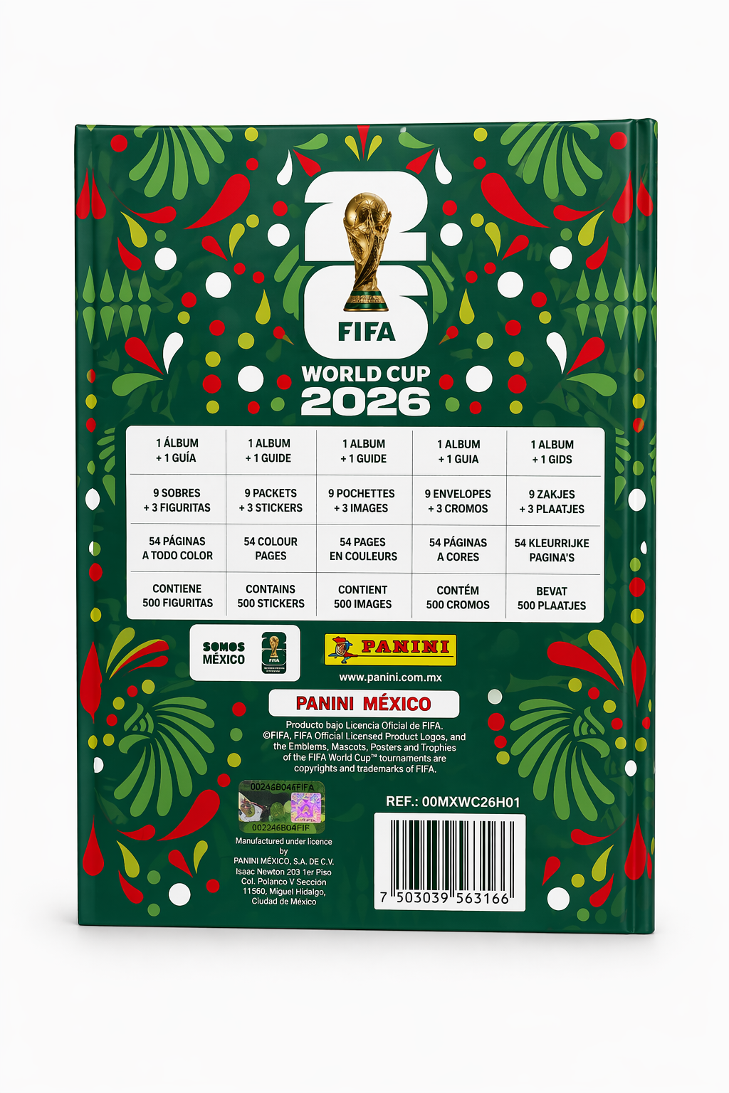 WORLD CUP 2026. ÁLBUM PASTA DURA