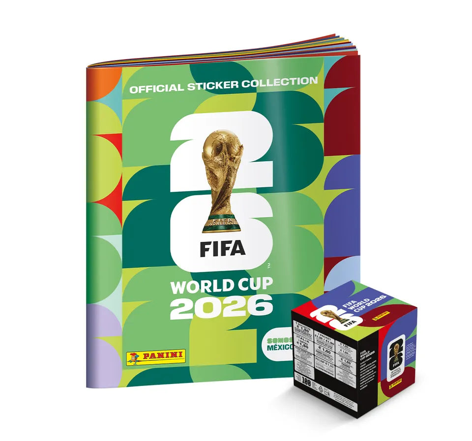 WORLD CUP 2026. ÁLBUM PASTA SUAVE + CAJA DE SOBRES. 100 sobres